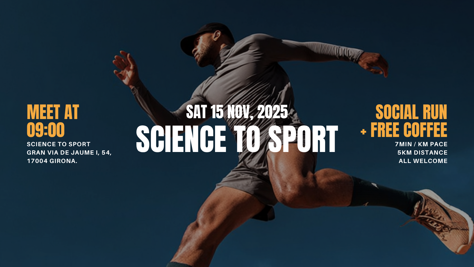 ✌🏽 NARC Science to Sport Shop Run - FREE COFFEE