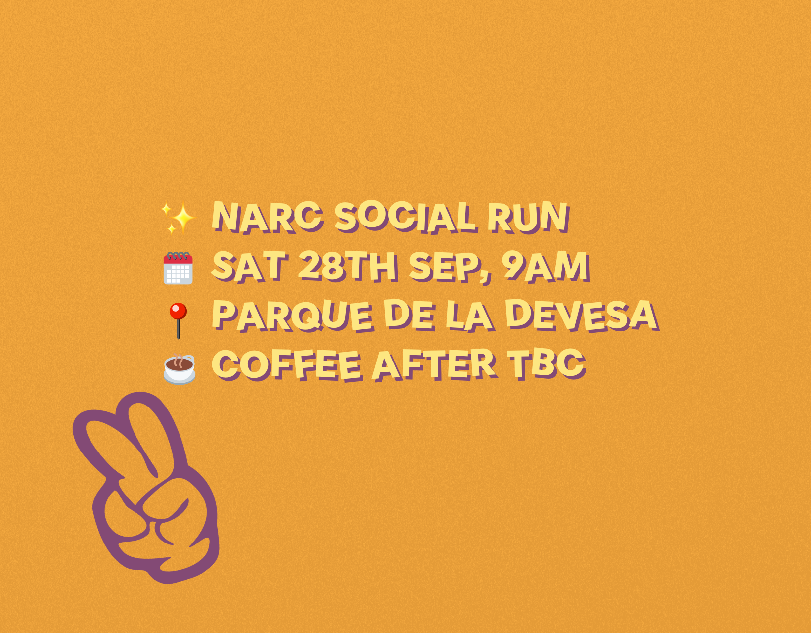 ✌🏽 NARC Social Run: Route 2: Bridge to Bridge *stroller friendly