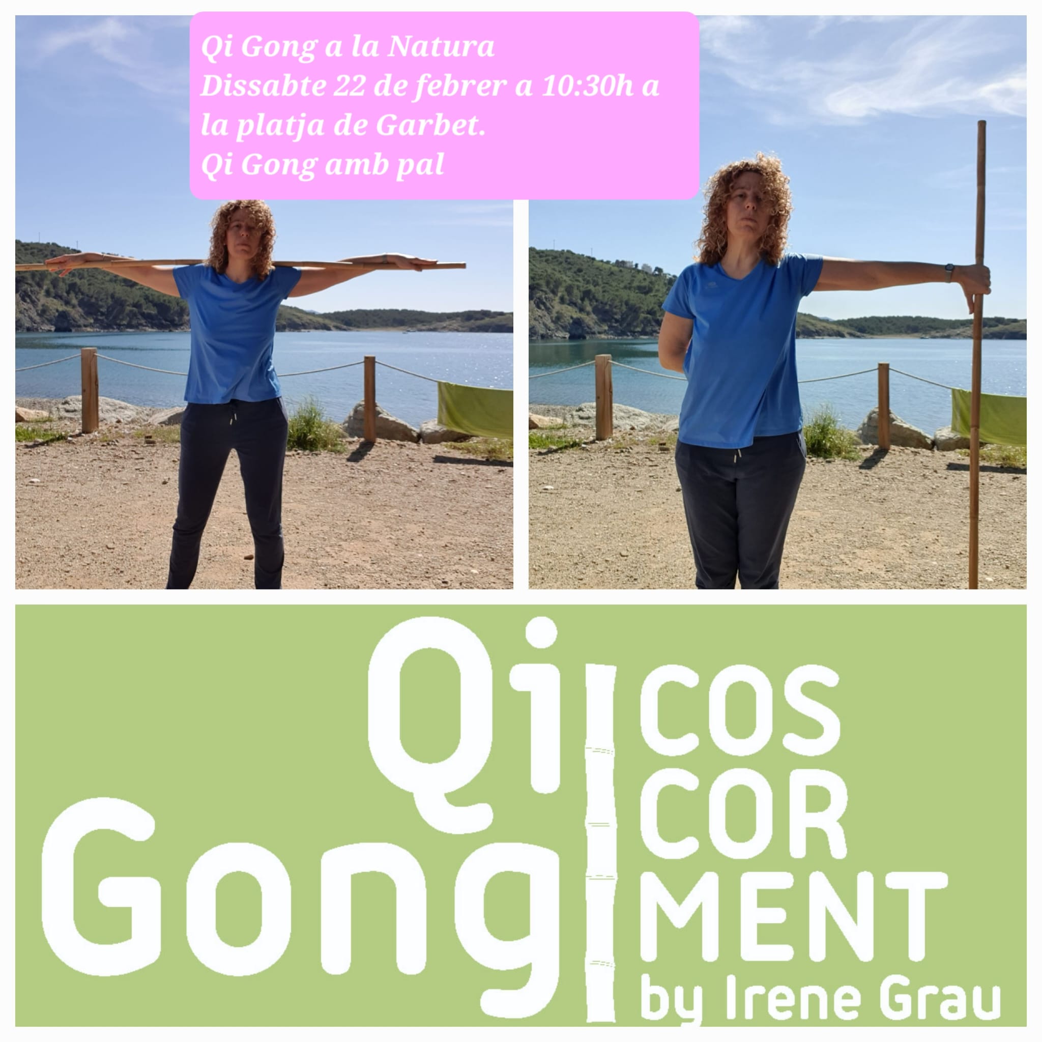 Qi Gong a la Natura. Qi Gong amb el Pal.