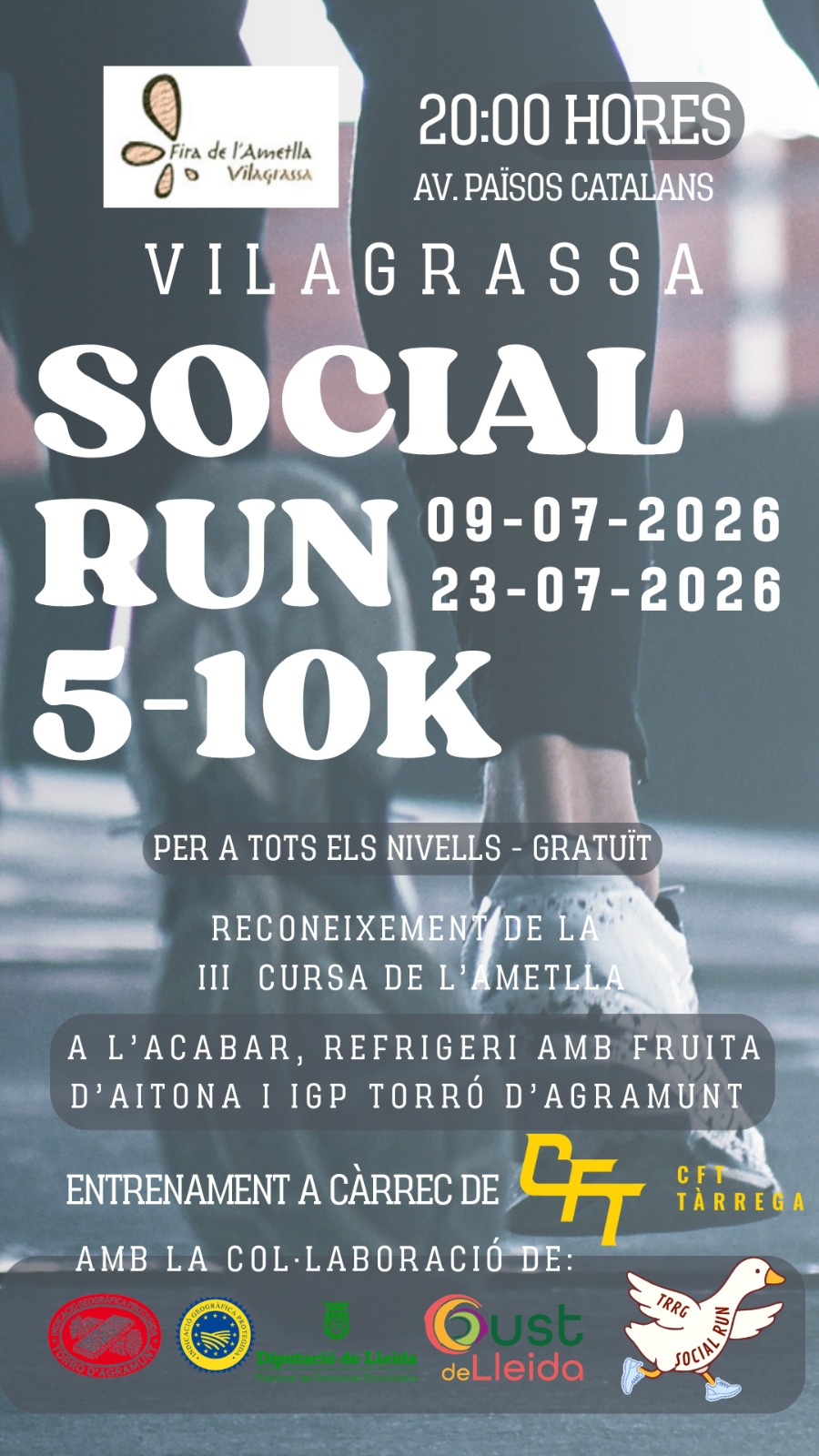 Reconeixement cursa de l'Ametlla Vilagrassa (5km/10km)