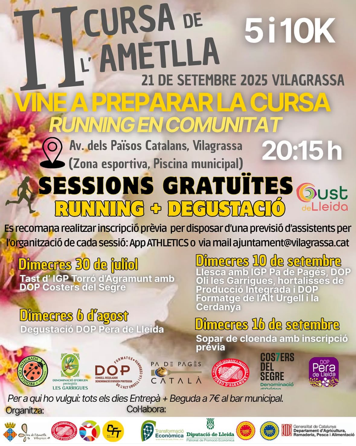 Reconeixement cursa de l'Ametlla Vilagrassa (5km/10km)
