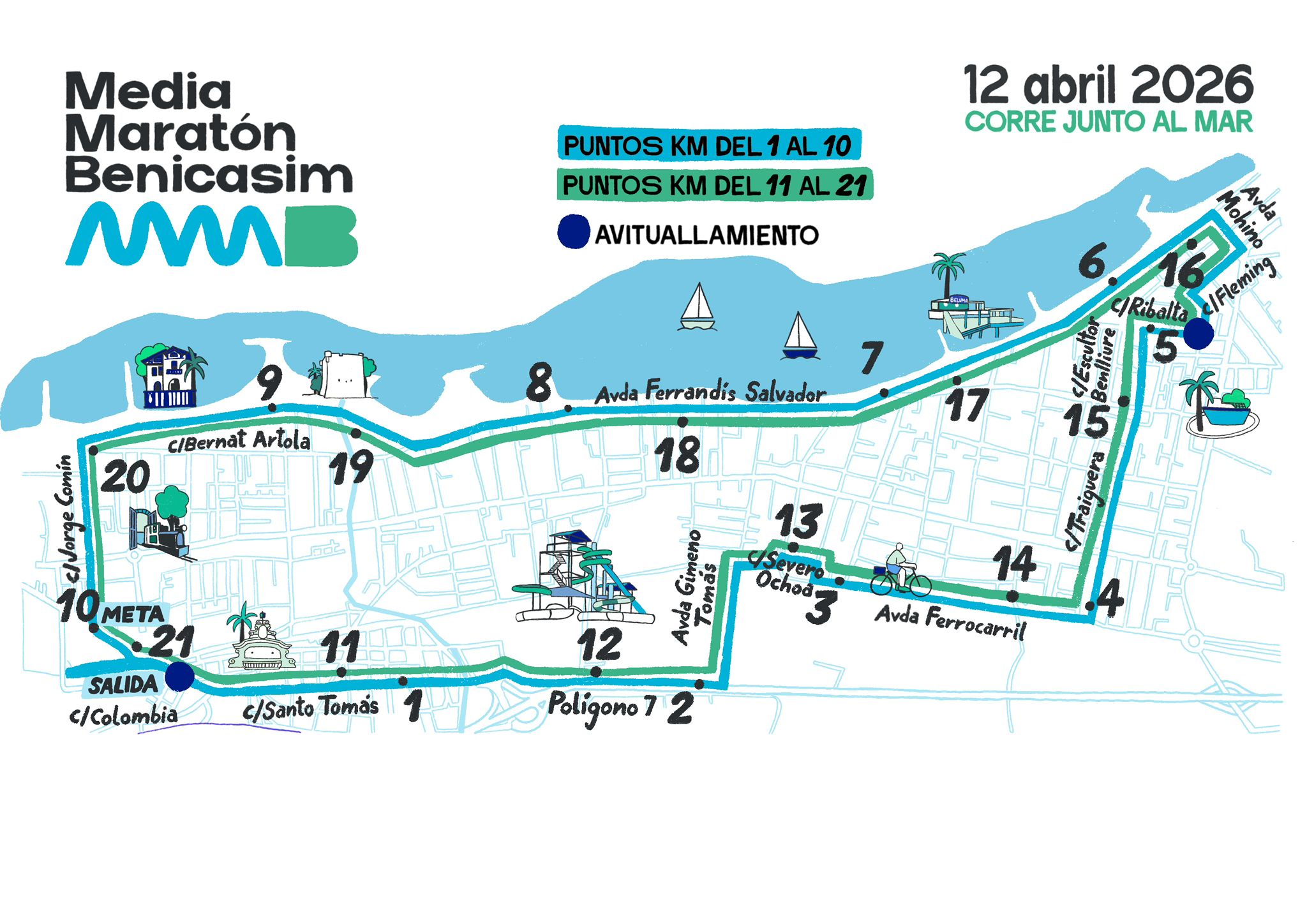 Run and friends X Media maratón de Benicàssim.