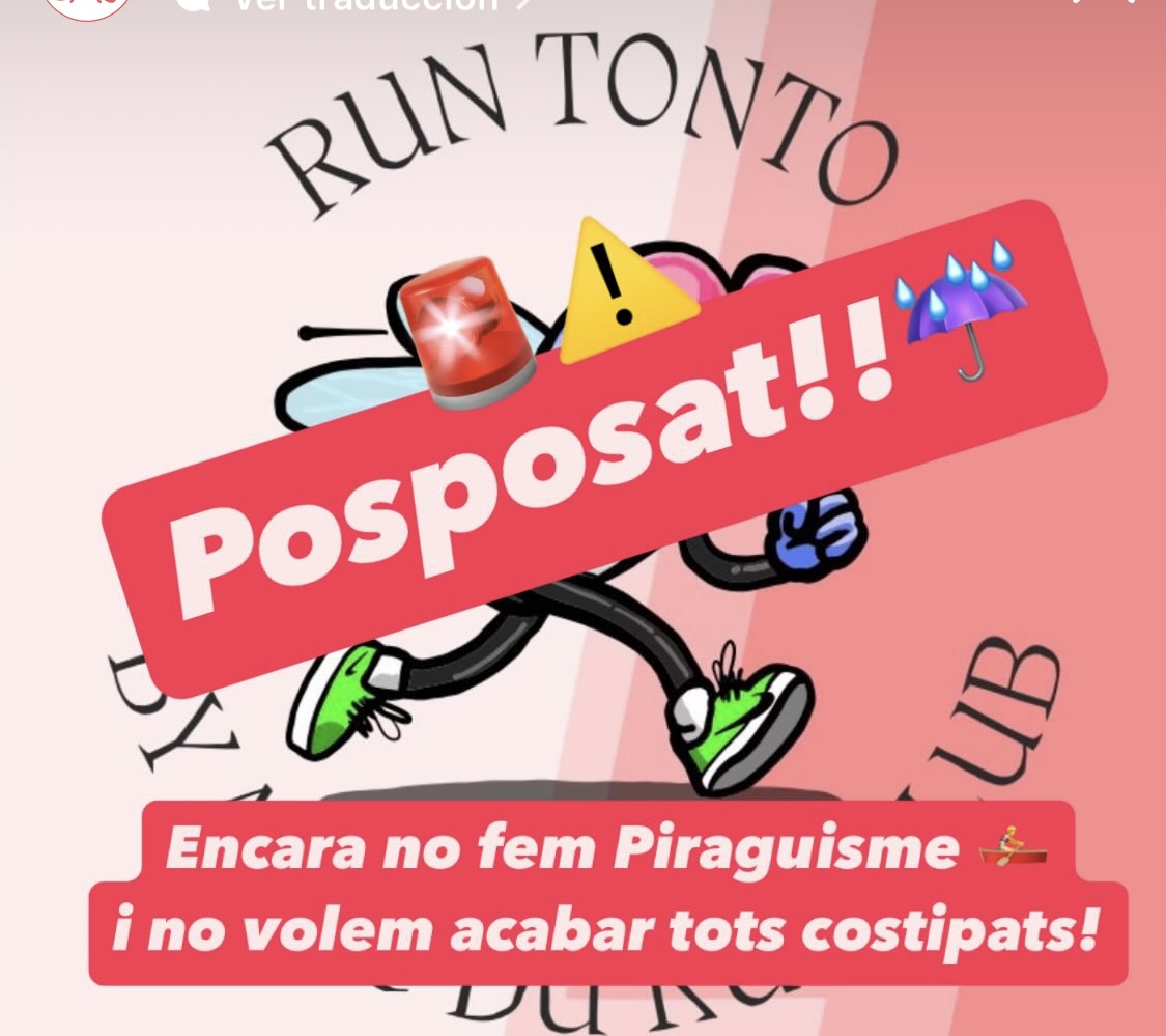 RUN TONTO posposat!