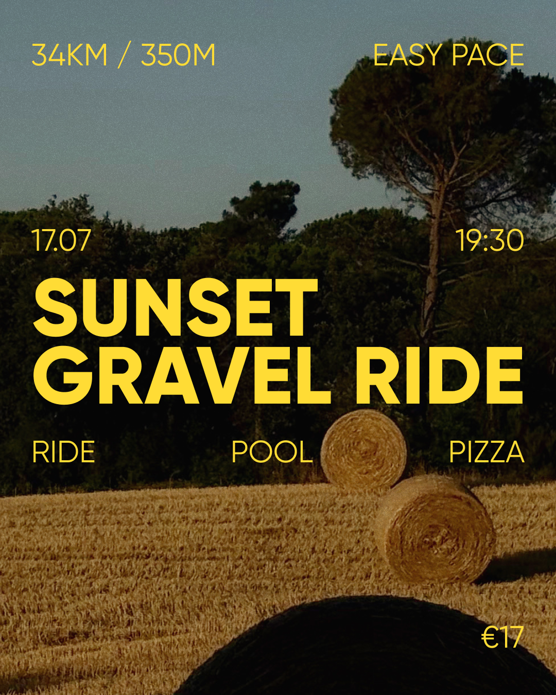 Sunset Gravel Ride