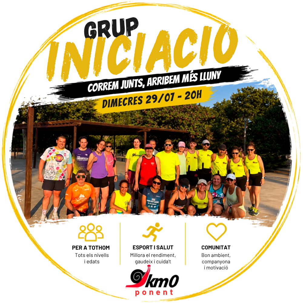 🏃‍♀️ CINQUENA SESSIÓ KM0 ACOMPANYA: INICIACIÓ A CÓRRER 2026 🏃‍♂️