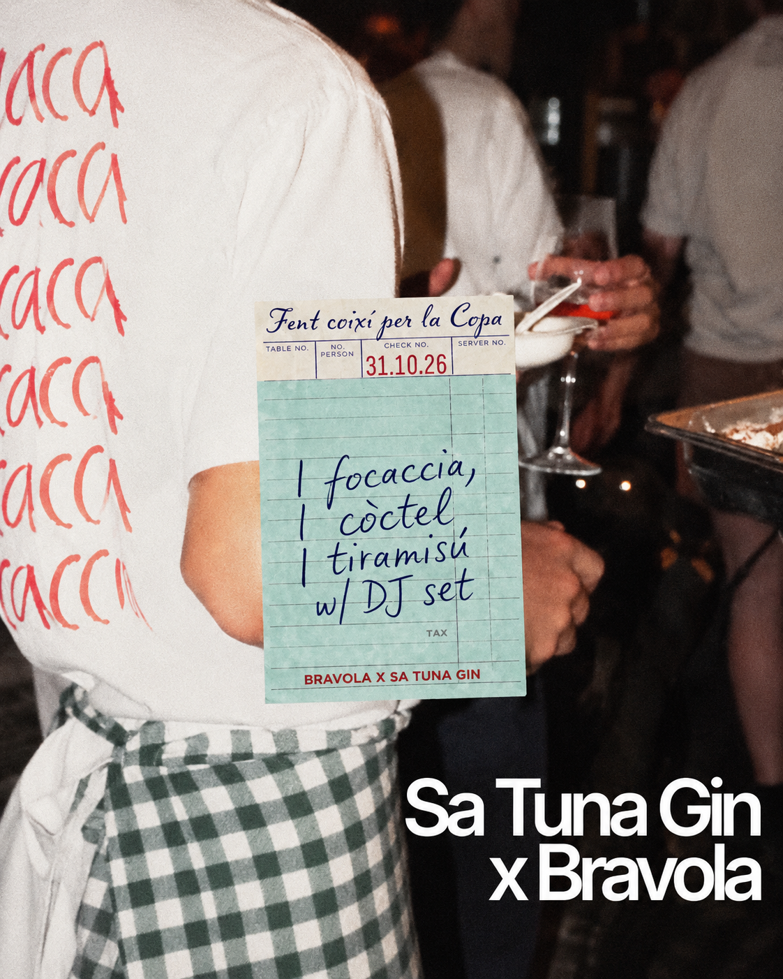 Bravola Focacceria x Sa Tuna Gin - 'Fent coixí per La Copa'