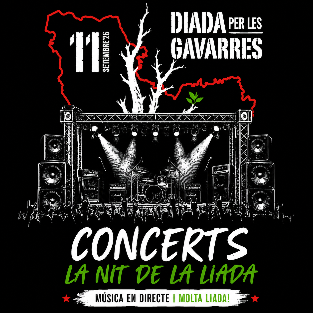 CONCERTS · LA LIADA PER LES GAVARRES