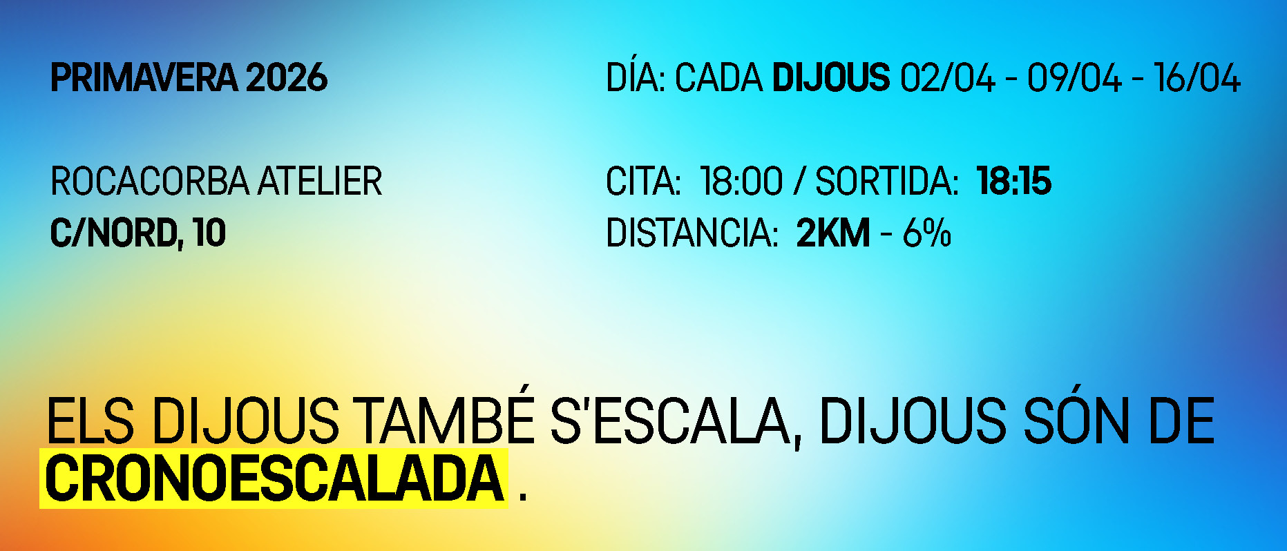 Repte Crono Escalada #1