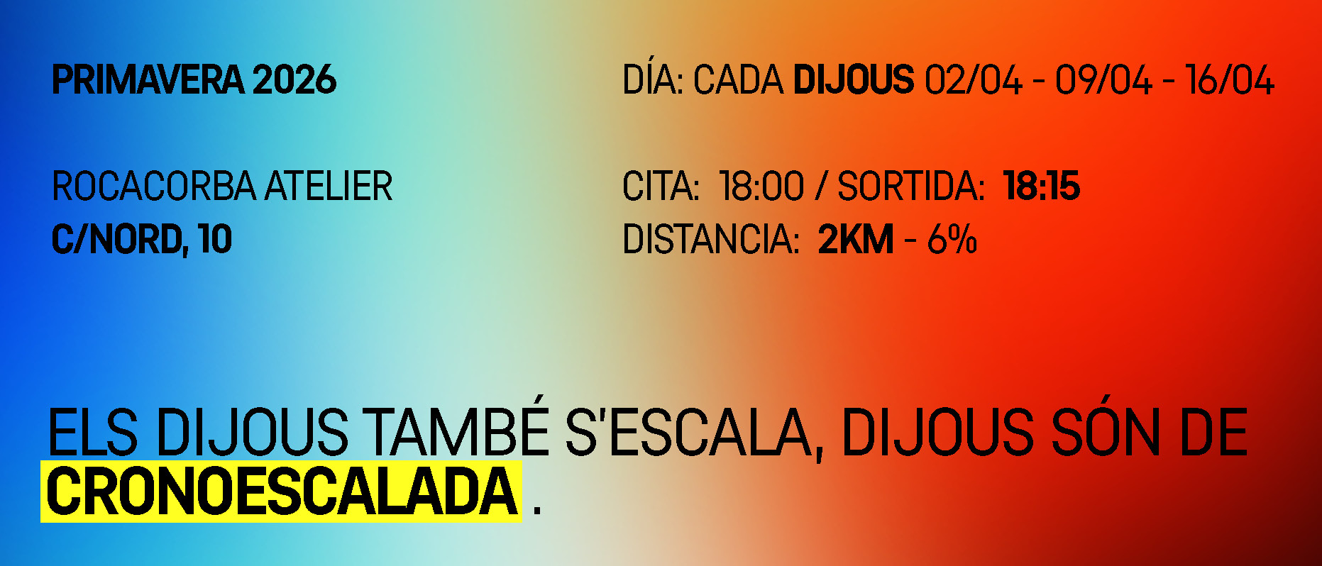 Repte Crono Escalada #1