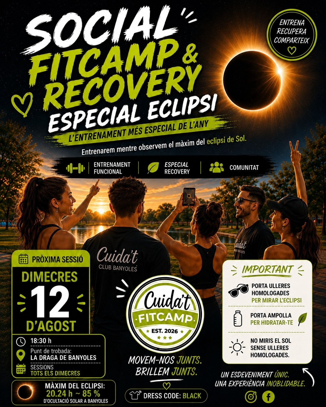 SOCIAL FITCAMP & RECOVERY ESPECIAL ECLIPSI