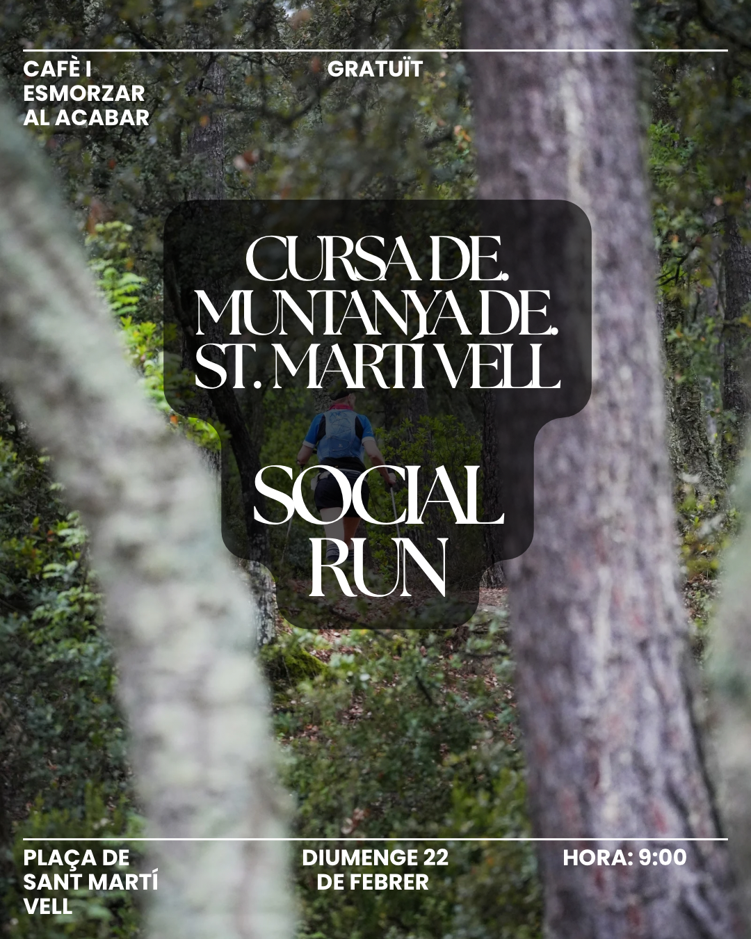 Social run Cursa de muntanya de St. Martí Vell